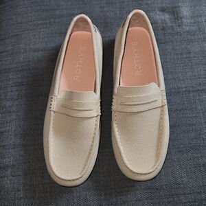 Rothy’s The Driver Sesame Slip On Loafers Size 11.5 Like New